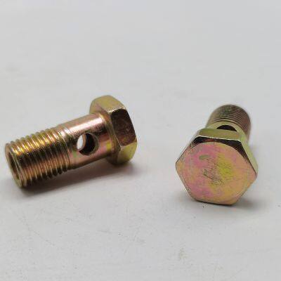 Metric Hexagon Socket Head Cap Banjo Pipe Joint Size M10 High Pressure Bolt Banjo Bolt With Hole photo-3
