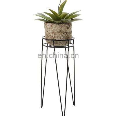 Top1 New Design Modern Planter Flower Plant&Succulent Stand Metal Wire Flower Pot For Indoor or Outdoor Decoration