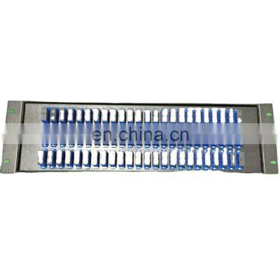 Ftth 1U 19' 1*24 Fiber with SC LC FC ST connector UPC APC high quality cold-rolled Fiber Patch Panel