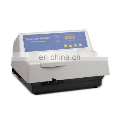 Portable spectrometer 752pro UV vis spectrophotometer   for lab