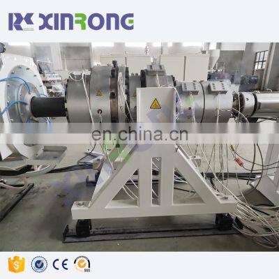 125mm hdpe gas pipe extrusion line pe plastic water pipe machine