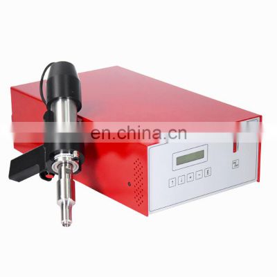 Hot sell Linggao 35kHz 1200W portable handheld ultrasonic spot welder plastic welding equipment machine pipe machinery