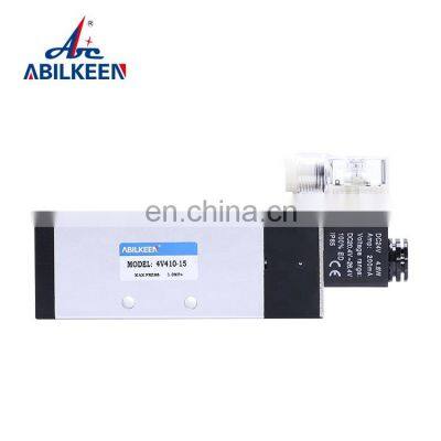 4V110-06 G1/8 Automatic G1/8 5/2 Way Internally Piloted Acting Type Single Electrical Control Air Solenoid Valve DC24V photo-5
