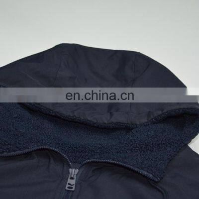 Factory Outlet 2021 Christmas Wholesale Customized Winter Lightweight Polyester Fleece Hooded Jacket photo-5