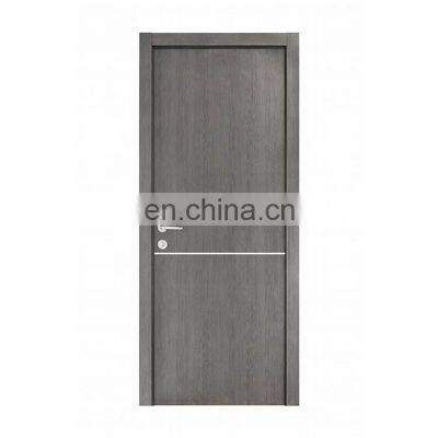 Luxury design plain bedroom wooden door for interior