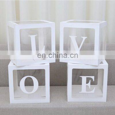 Clear Empty Balloon Surprise Gift Box Halloween Airballoon Explosion Packaging Box Wholesale photo-2