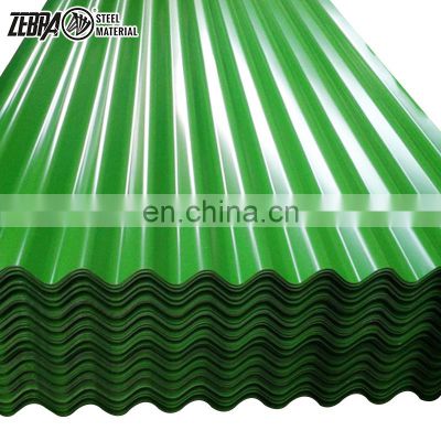 Hot Sale Prepainted Corrugated Zinc Coated Gi Sheet Metal Roofing Tile Price For Building Materials Ethiopia