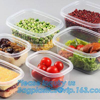 Microwave Lunch Bento Box Eco-friendly 700ml Disposable Plastic pp Food Storage Containers Food Take Away Packaging Box photo-2