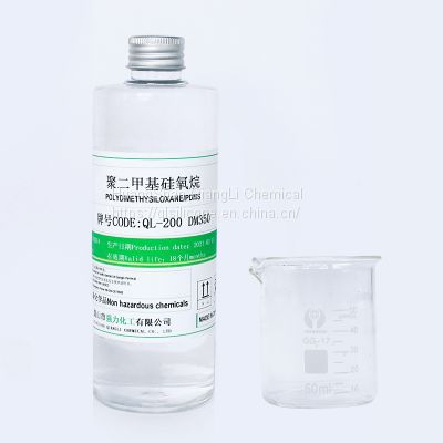 QIANGLI Polydimethylsiloxane Silicone Fluids Low Viscosity Silicone Dimethicone Far-ranging Chemicals Use Methylsilicone oil 2000-5000cst