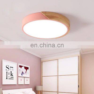 Bedroom LED Ceiling Lights Round Lamp Bathroom Porch Colorful Ceiling Lamps