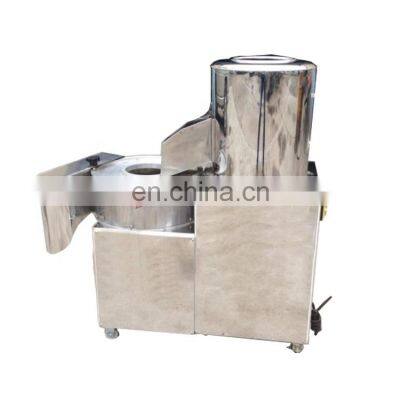 Automatic industrial sweet potato cassava potatoes washing peeling and cutting slicing machine