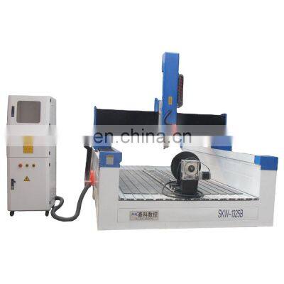 Cnc Router With Swing Head Rotating Spindle Stone 4 Axis Cnc Router 1325 Spindle Swing 180 Degree 3D Wood Carving