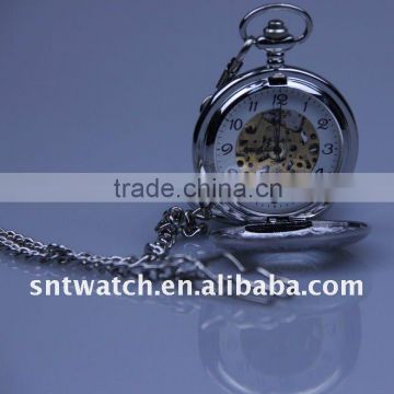 antique style skeleton pocket watch