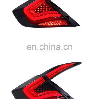 Landnovo Hot Selling Body Parts Modified Car Reversing Parking Car Star Design Rear Light for Honda Civic Led Taillight photo-2
