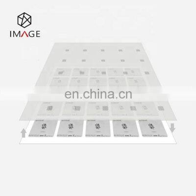 Custom Heat Press Anti-tampering Hologram Overlaminate Overlay for ID Cards photo-2