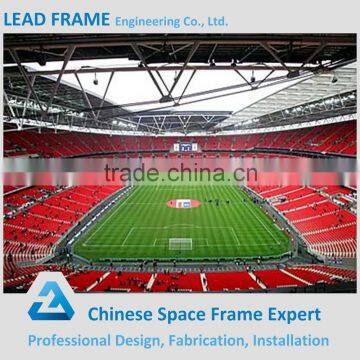High Quality Prefab Steel Space Frame Soccer Stadium photo-6