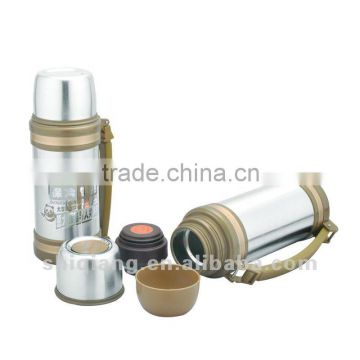 Sublimation cheap 1.5L double wall stainless steel vacuum travel pot 0.8l 1.2l 1.5l 1.8l