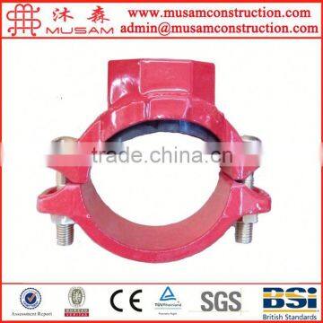 Ductile Iron Grooved Couplings and Grooved Mechanical Outlet Pipe Fitting Adapter photo-6