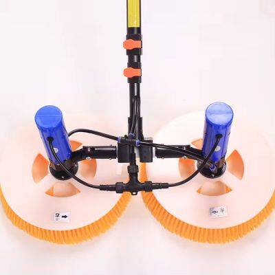 Manufacturer Solar Panel Cleaning Washing Robot Machine Automatic Roller Brush With Double Head Robot photo-4