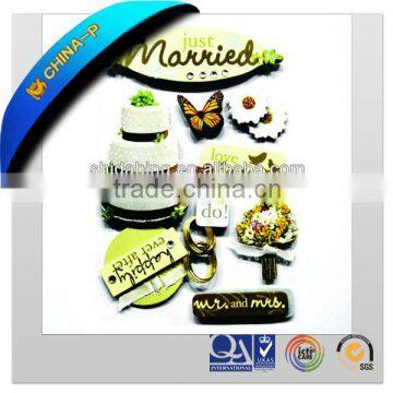 3d handmade sticker china