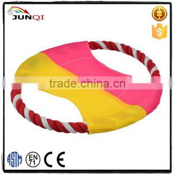 Hot Sale Wholesale Custom High Quality Plush Pet Toys Frisbee Cloth