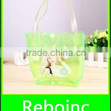 PVC Small With Handles Clear Bags