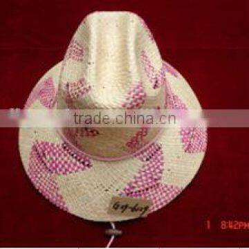 raffia straw boater hats in colors