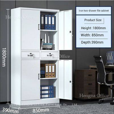 High-Quality Metal File Cabinets With Tempered Glass Doors for Offices, Legal Firms, and Healthcare Facilities-OEM/ODM photo-2