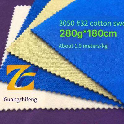 guangzhifeng 3050# 32s хлопковый большой свитшот, 280 г хлопково-полестеровый свитшотный рулон/мех