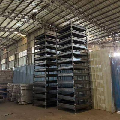 Large Iron Frame Metal Parts Storage Workshop Box Turnover Box for Iron Scrap photo-4