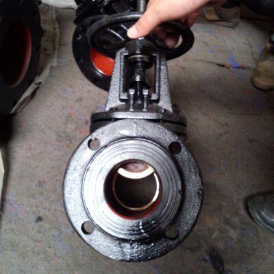 GOST Hard Seal Gate Valve Flange End Rising Metal Seat Gate Valve Cast Iron Gate Valve photo-3