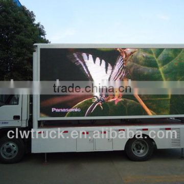 Foton 4*2 mobile led screen truck with video,mini led mobile truck for sale