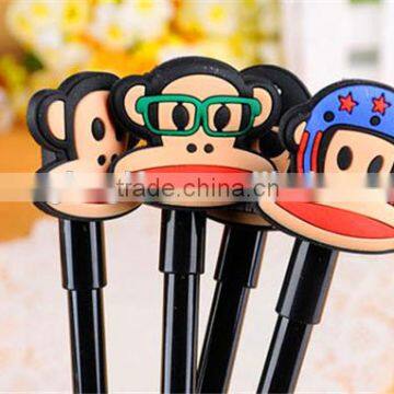 Office Supply Cute Cartoon Black Gel Pen For Kids Stationery photo-2