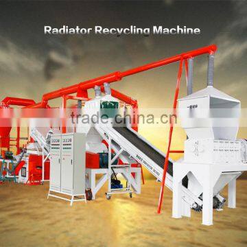 High Efficient Copper Aluminium Recycling Machine Radiator Recycling Plant
