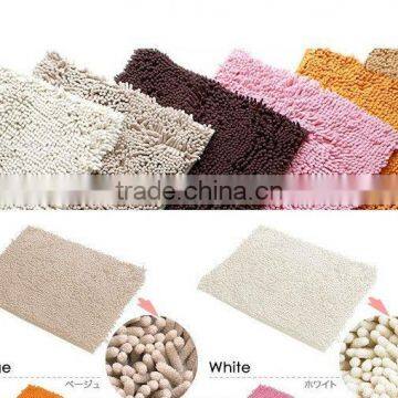 anti slip microfiber chenille floor mat