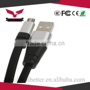 Factory Wholesale Best Price Colorful 1M Double Usb Charger Cable