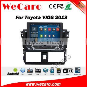 Wecaro WC-TU8021 android 5.1.1 car radio gps for toyota vios /yaris 2013-2016 navigation system dvd multimedia wifi 3g playstore