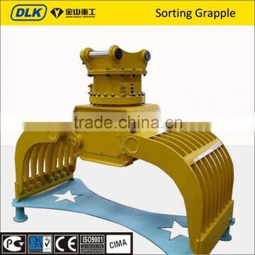 for 18-25 ton excavator sorting grapple