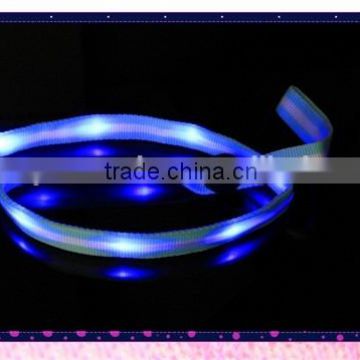 2015 New Design Led Flashing Light pet leash dog Collar With High Quality