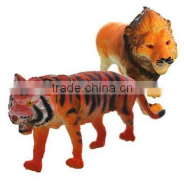 Custom Mini Realistic Zoo Animals Plastic Toy Artificial Plastic Animal Toy Collectable Animal Toys