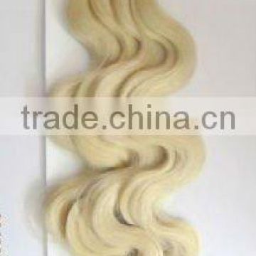 Factory Wholesale Blonde U Tip Curly Human Hair Extensions