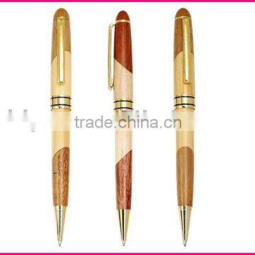 Logo wooden pen empresa for promotion