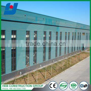 Prefabricated lightweight steel frame workshop