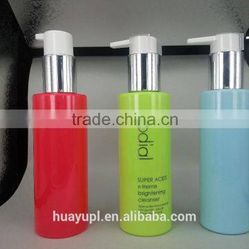 various styles of lotion bottles for personal care