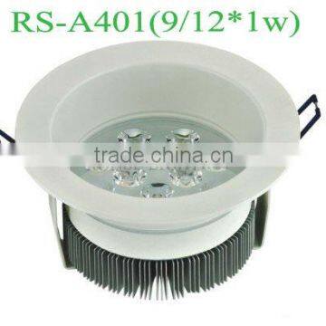 9/12 w round aluminum led down light (RS-A401)