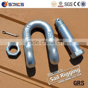 US Standard G2150 Bolt Type Electric Galvanized Steel Drop Forged D Shackle Quality Choice photo-4