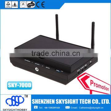 SKY-700D FPV 5.8G 32CH Diversity 7 Inch TFT FPV MONITOR WITH DVR fpv antenna