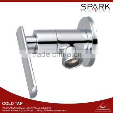 G1/2 Chrome Plated Bathroom Water Tap Control Brass Angle Valve