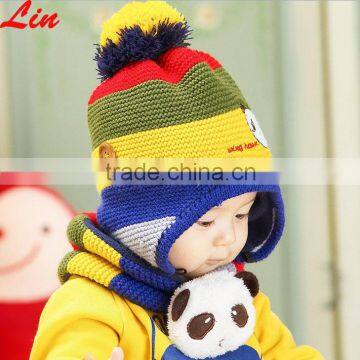 Kids winter hats scarves sets