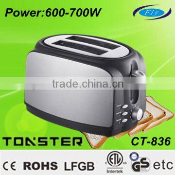 2014 New Hot sell 2 Slice hot dog toaster CT-836 UL/GS/CE/RoHS